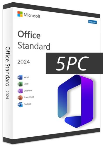 Office 2024 Standard (5 PC) cheap key with free download link, best price on the market